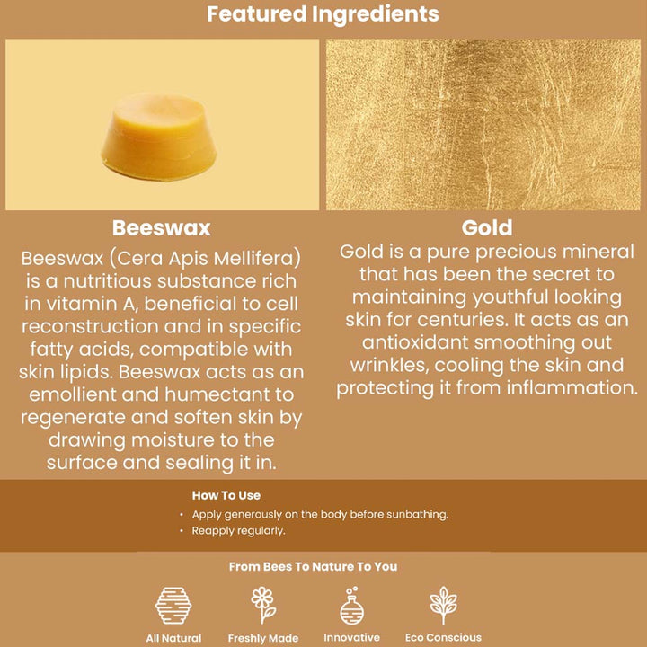 Beesline Shimmering Tan Suntan Jelly Gold 150ml - Easy Pharmacy LLC