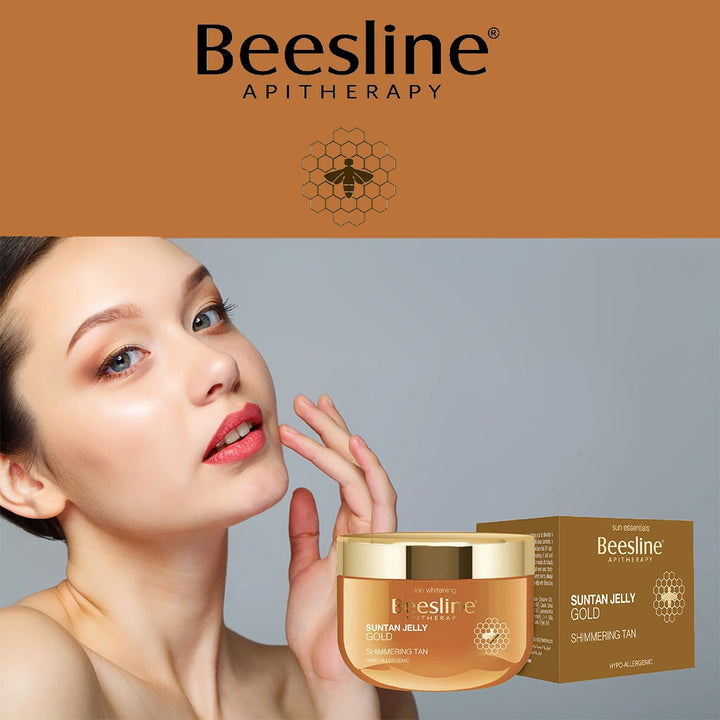 Beesline Shimmering Tan Suntan Jelly Gold 150ml - Easy Pharmacy LLC