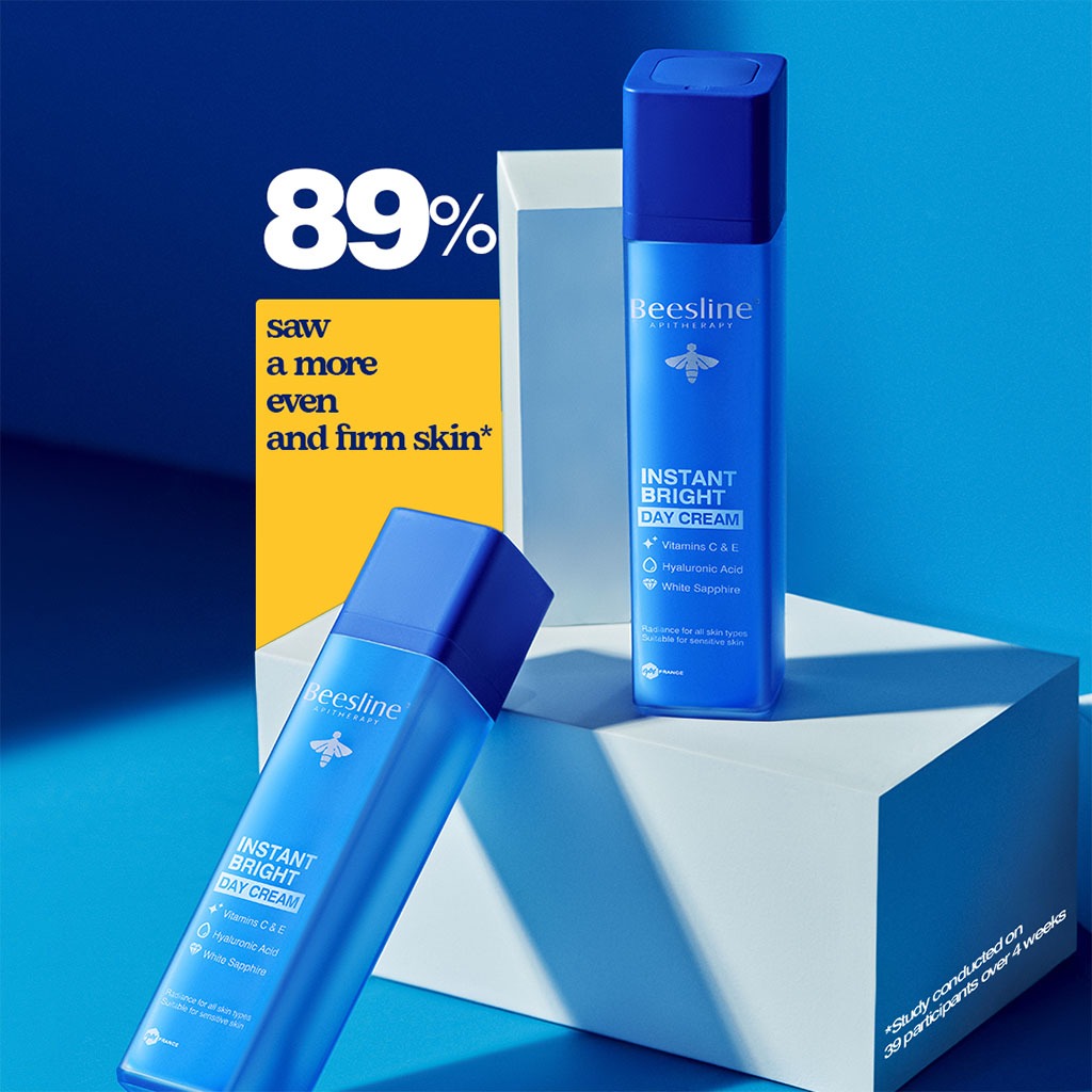 Beesline Instant White Day Cream for All Skin Types 50ml - Easy Pharmacy LLC