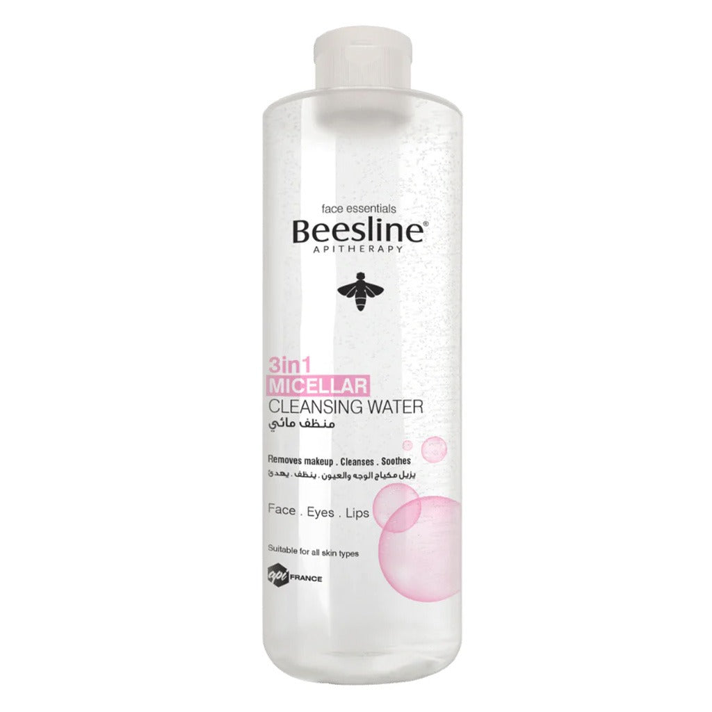 Beesline 3-In-1 Fragrance Free Micellar Cleansing Water for Face, Eyes & Lips 400ml - Easy Pharmacy LLC