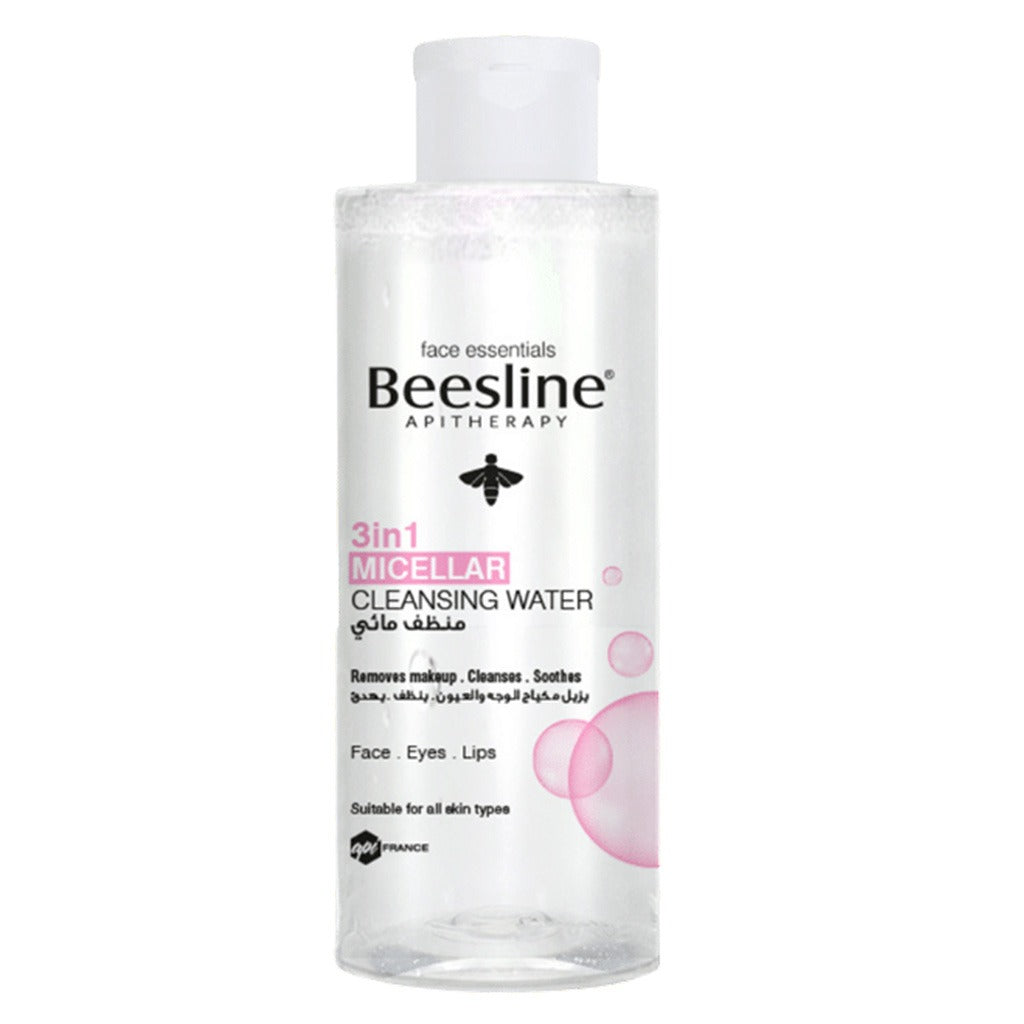 Beesline 3-In-1 Fragrance Free Micellar Cleansing Water for Face, Eyes & Lips 100ml - Easy Pharmacy LLC