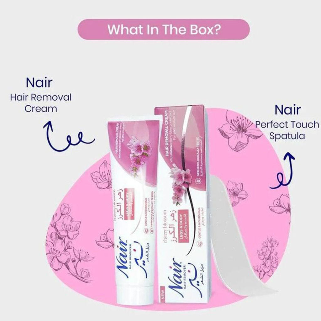 Nair Hair Removal Cream With Cherry Blossom Extracts 110ml - Easy Pharmacy LLC