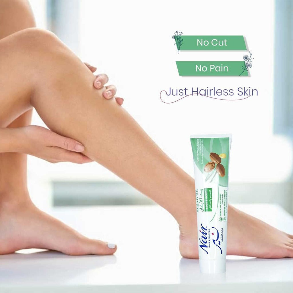 Nair Hair Removal Cream With Natural Argan Oil 110ml - Easy Pharmacy LLC