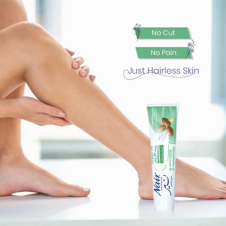 Nair Hair Removal Cream With Natural Argan Oil 110ml - Easy Pharmacy LLC