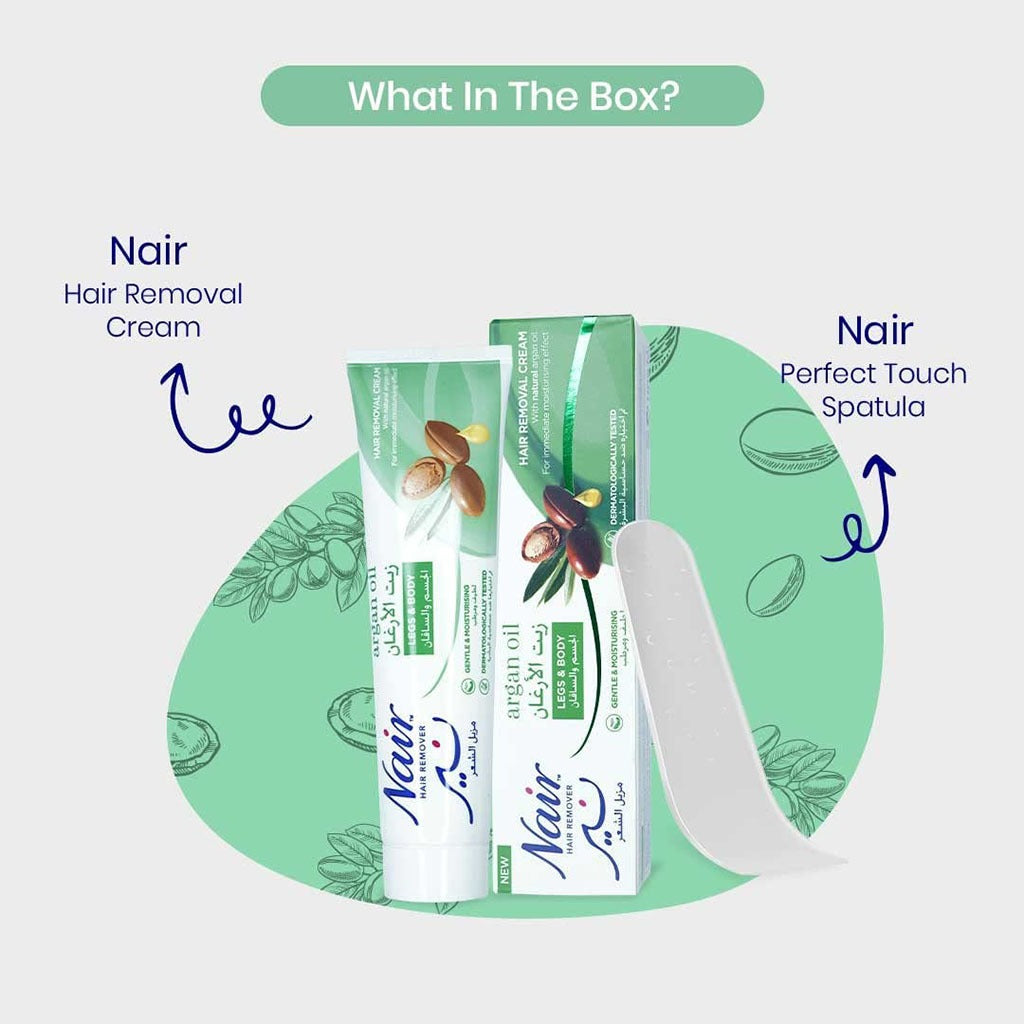 Nair Hair Removal Cream With Natural Argan Oil 110ml - Easy Pharmacy LLC