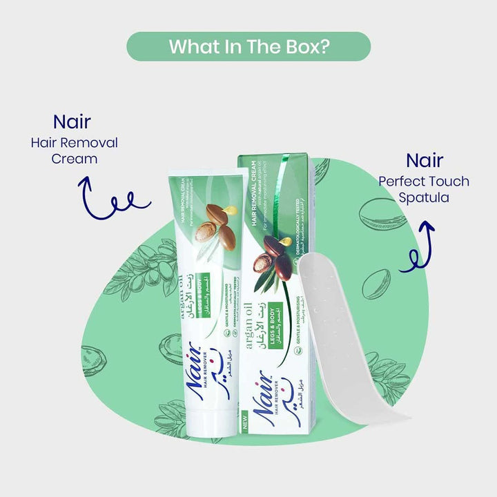 Nair Hair Removal Cream With Natural Argan Oil 110ml - Easy Pharmacy LLC