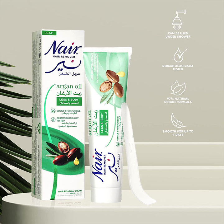 Nair Hair Removal Cream With Natural Argan Oil 110ml - Easy Pharmacy LLC