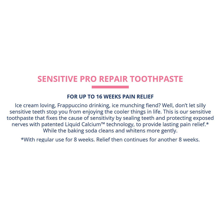 Arm & Hammer Sensitive Pro Repair Sensitive Teeth Toothpaste With Liquid Calcium 75ml - Easy Pharmacy LLC