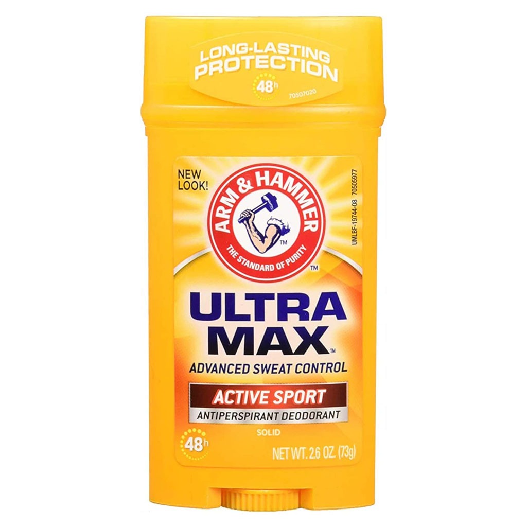 Arm & Hammer UltraMax Solid 48H Antiperspirant Deodorant Stick, Active Sport 73g - Easy Pharmacy LLC