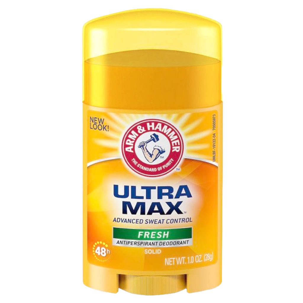 Arm & Hammer UltraMax Solid 48H Antiperspirant Deodorant Stick, Fresh 28g - Easy Pharmacy LLC
