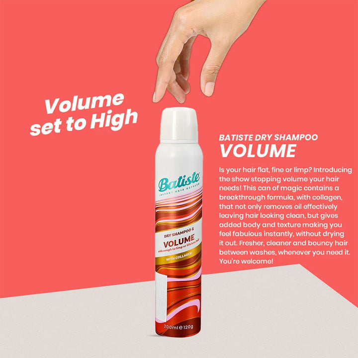 Batiste Instant Hair Refresh Dry Shampoo Volume 200ml - Easy Pharmacy LLC