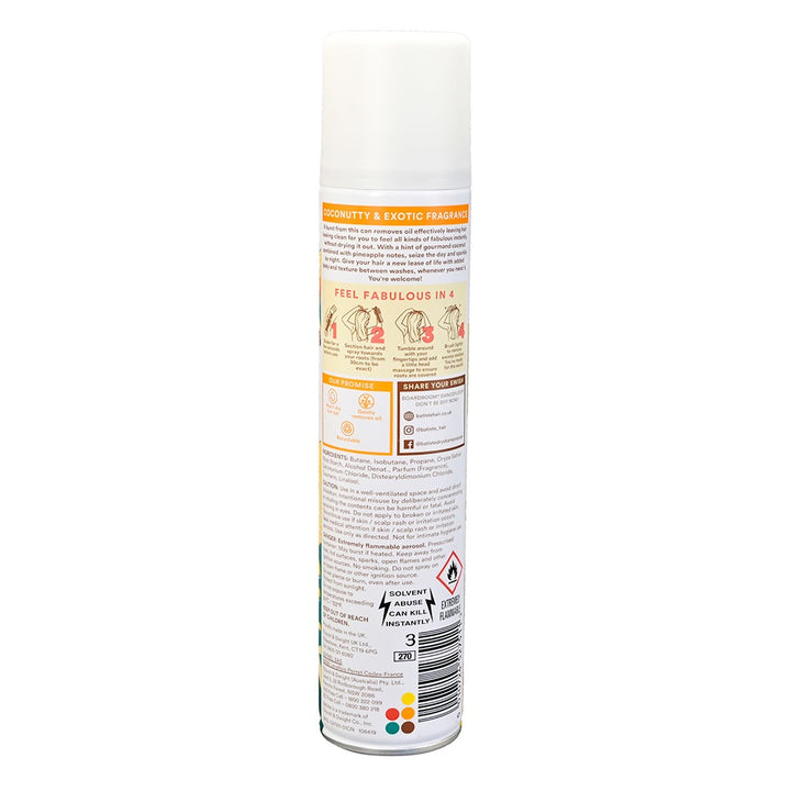 Batiste Instant Hair Refresh Dry Shampoo Tropical 200ml - Easy Pharmacy LLC