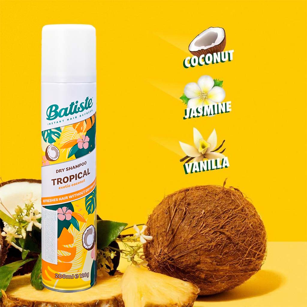 Batiste Instant Hair Refresh Dry Shampoo Tropical 200ml - Easy Pharmacy LLC