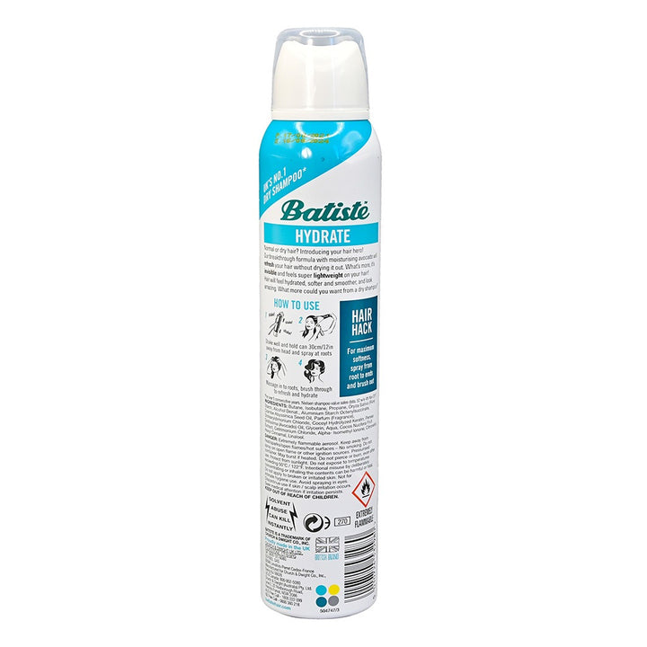 Batiste Instant Hair Refresh Dry Shampoo Hydrate 200ml - Easy Pharmacy LLC