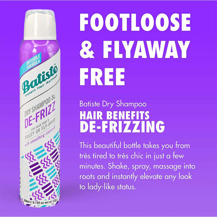 Batiste Instant Hair Refresh Dry Shampoo De-Frizz 200ml - Easy Pharmacy LLC