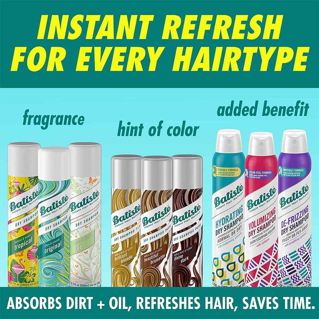 Batiste Instant Hair Refresh Dry Shampoo De-Frizz 200ml - Easy Pharmacy LLC