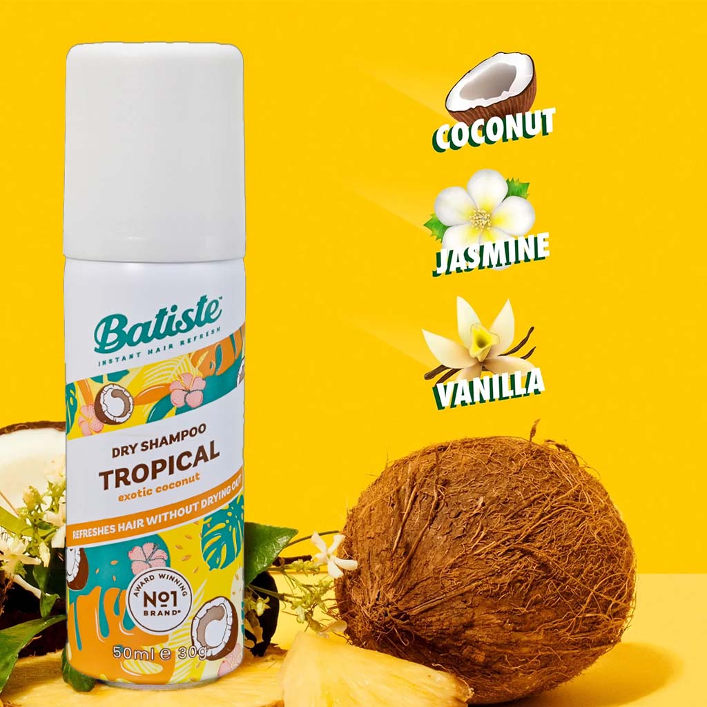 Batiste Instant Hair Refresh Dry Shampoo Tropical 50ml - Easy Pharmacy LLC