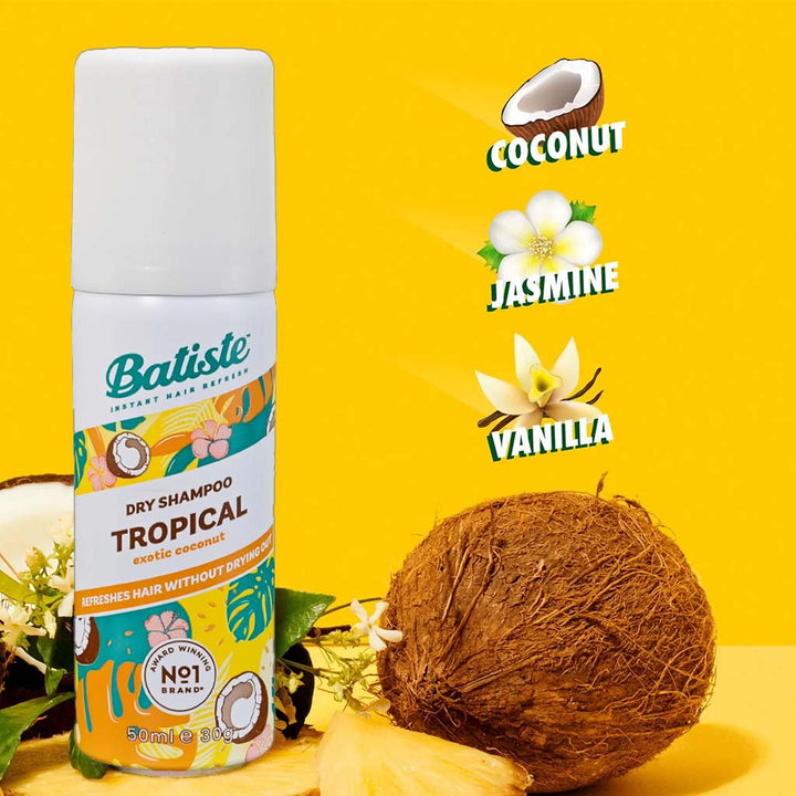 Batiste Instant Hair Refresh Dry Shampoo Tropical 50ml - Easy Pharmacy LLC