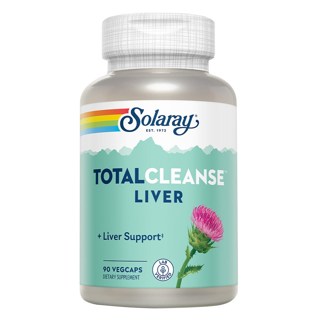 Solaray Total Cleanse Liver Fat Capsule For Liver Detoxification, Pack of 90's - Easy Pharmacy LLC