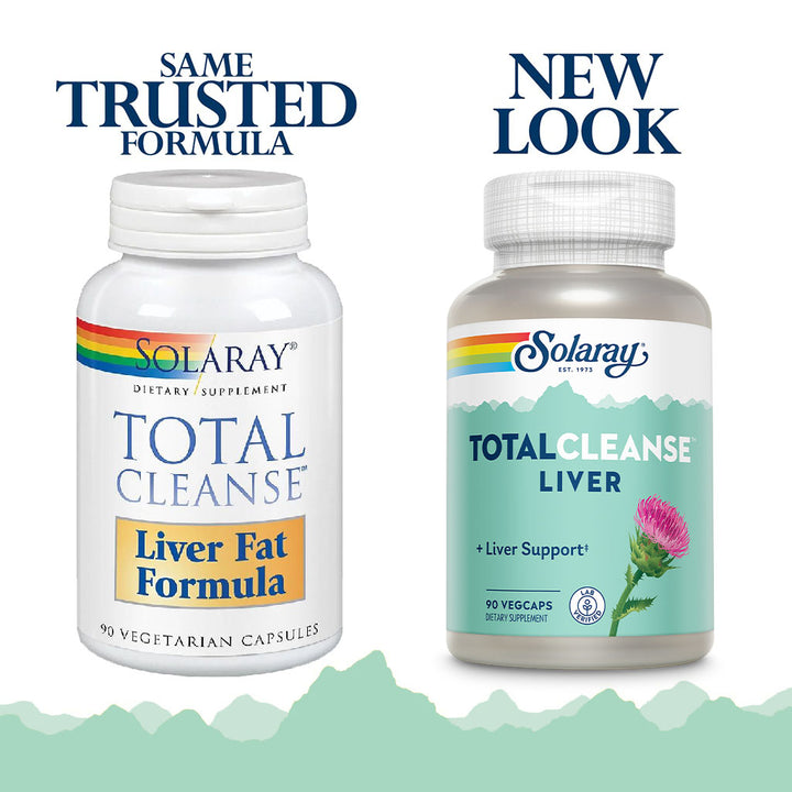 Solaray Total Cleanse Liver Fat Capsule For Liver Detoxification, Pack of 90's - Easy Pharmacy LLC
