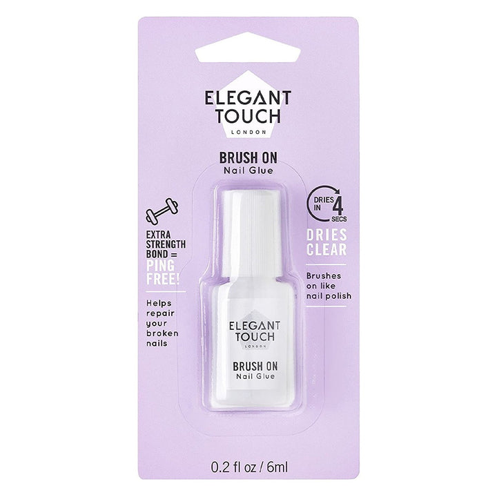 Elegant Touch Brush On Nail Glue 6ml - Easy Pharmacy LLC
