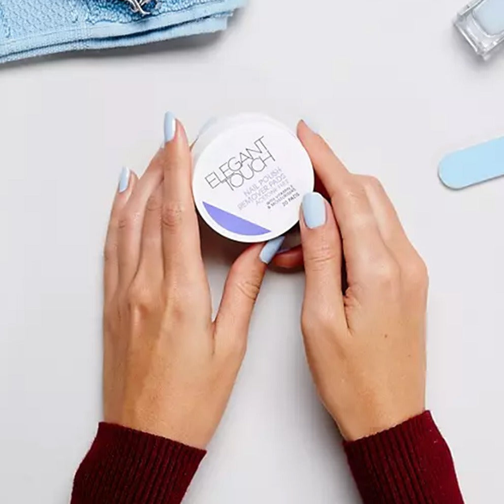 Elegant Touch Acetone Free Nail Polish Remover Pads, Pack of 20's - Easy Pharmacy LLC