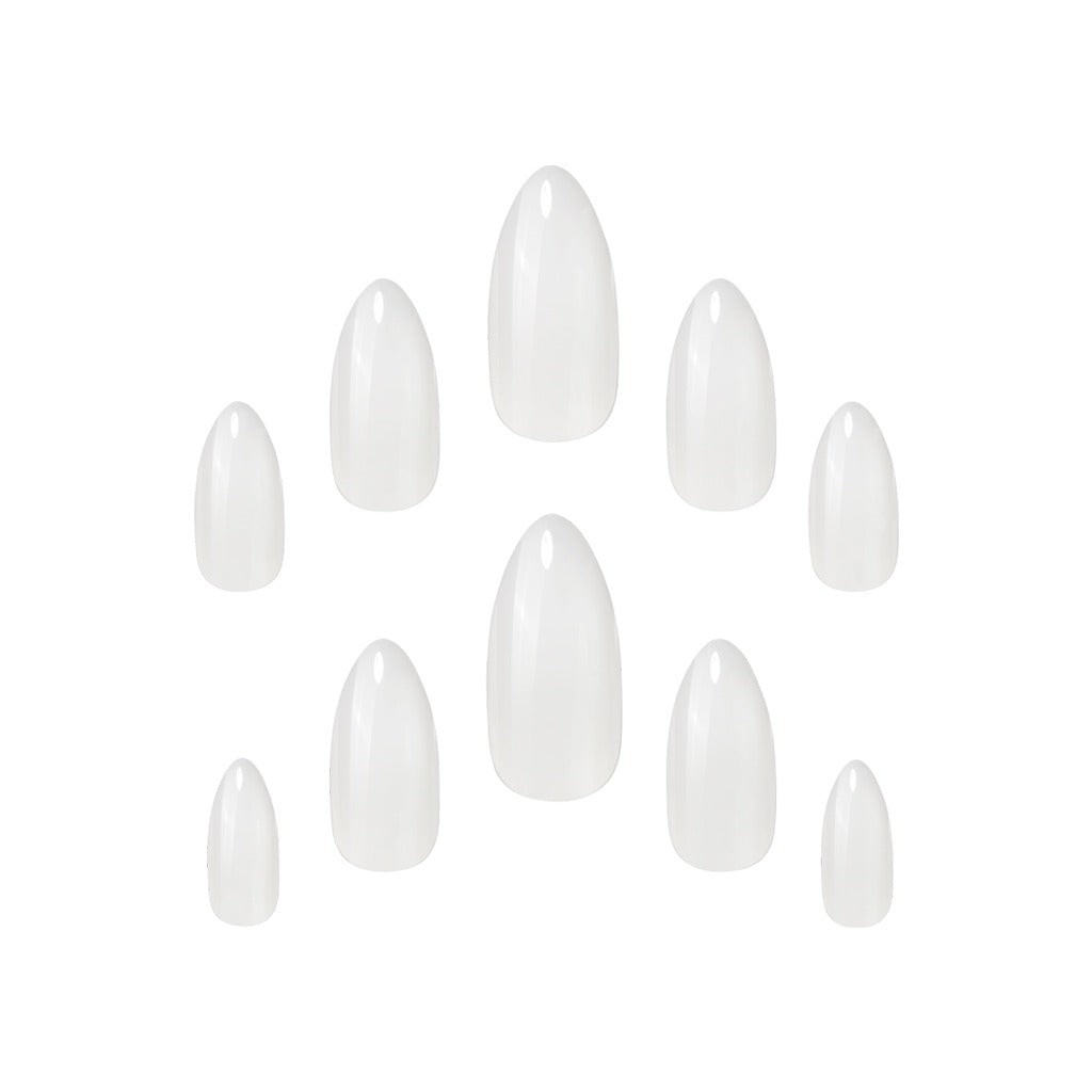 Elegant Touch Totally Bare Artificial Nails - Stiletto Shape, Pack of 48 Nails with Glue - Easy Pharmacy LLC