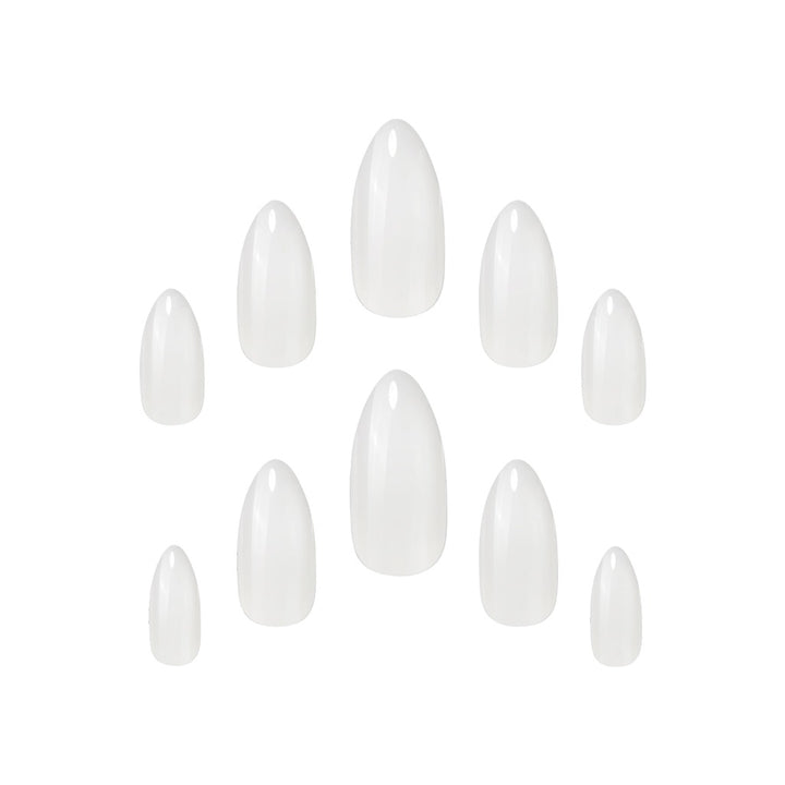 Elegant Touch Totally Bare Artificial Nails - Stiletto Shape, Pack of 48 Nails with Glue - Easy Pharmacy LLC