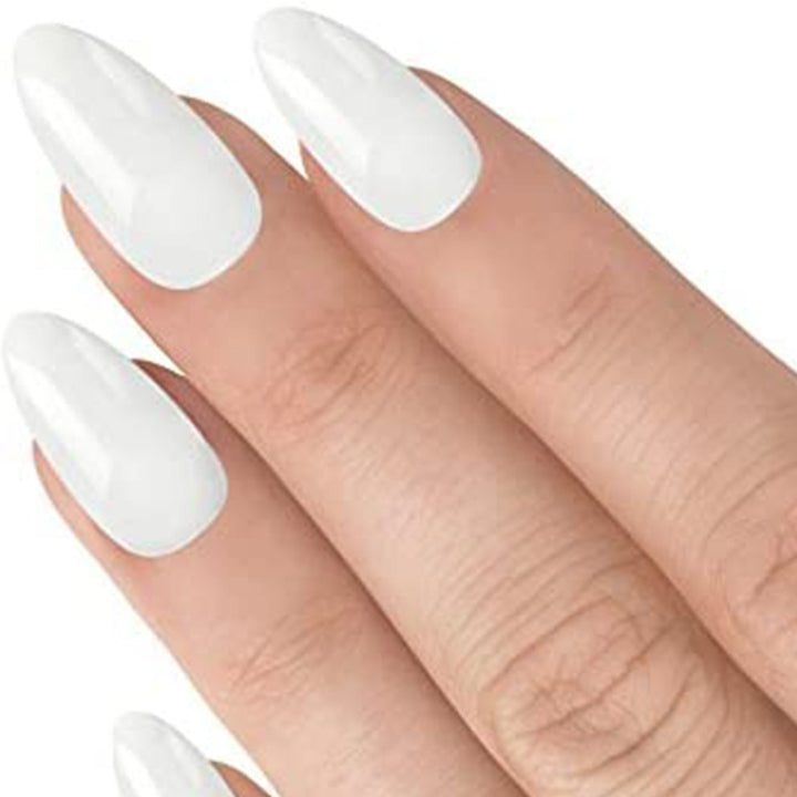 Elegant Touch Totally Bare Artificial Nails - Stiletto Shape, Pack of 48 Nails with Glue - Easy Pharmacy LLC