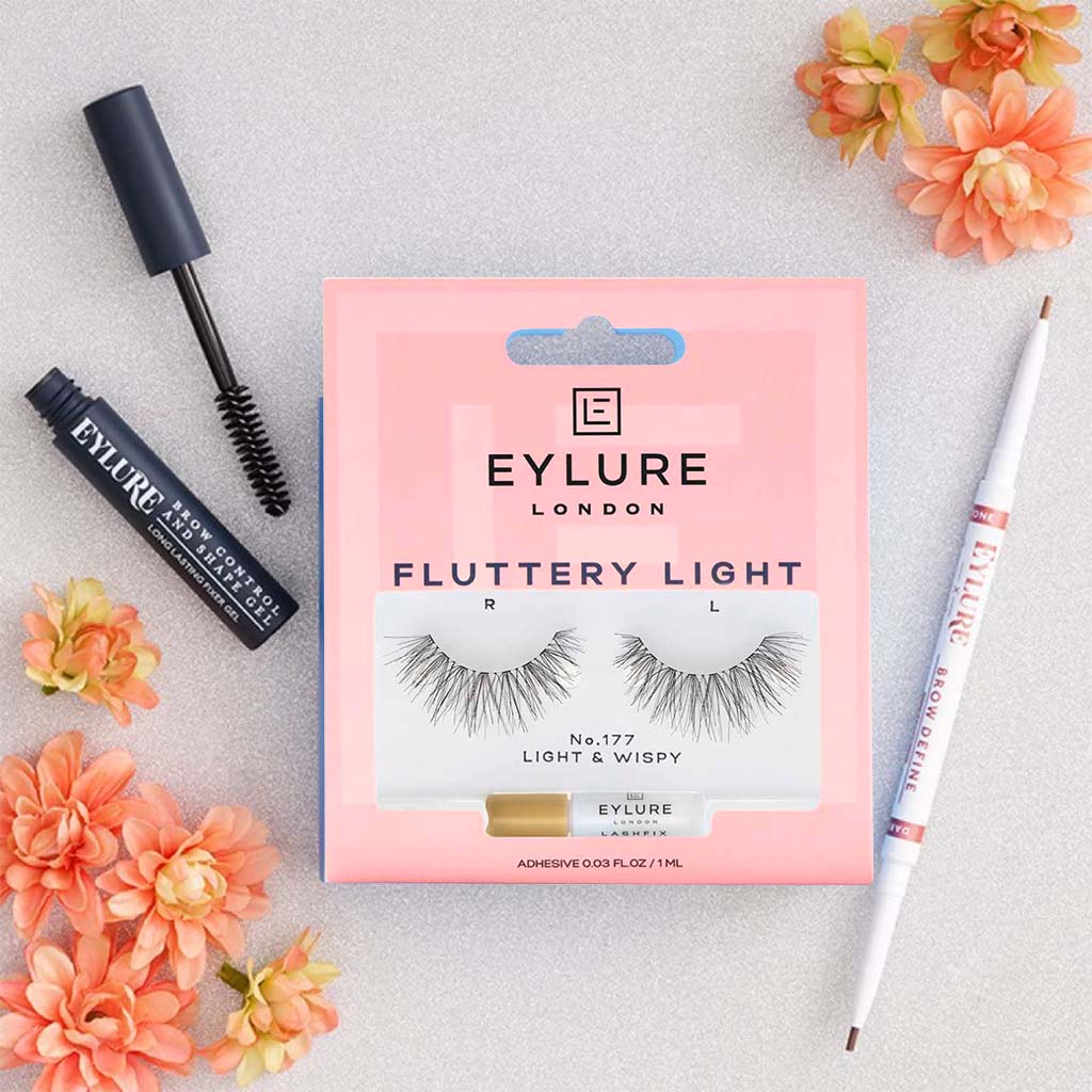 Eylure Fluttery Light False Eye Lashes No. 117 Light & Wispy, Pack of 1 pair - Easy Pharmacy LLC