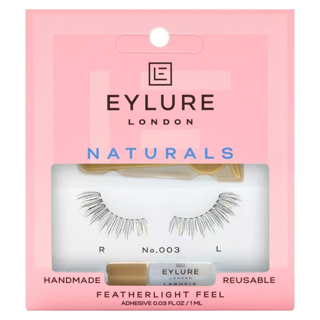 Eylure Naturals Featherlight Feel Reusable False Eye Lashes No. 003, Pack of 1 Pair - Easy Pharmacy LLC