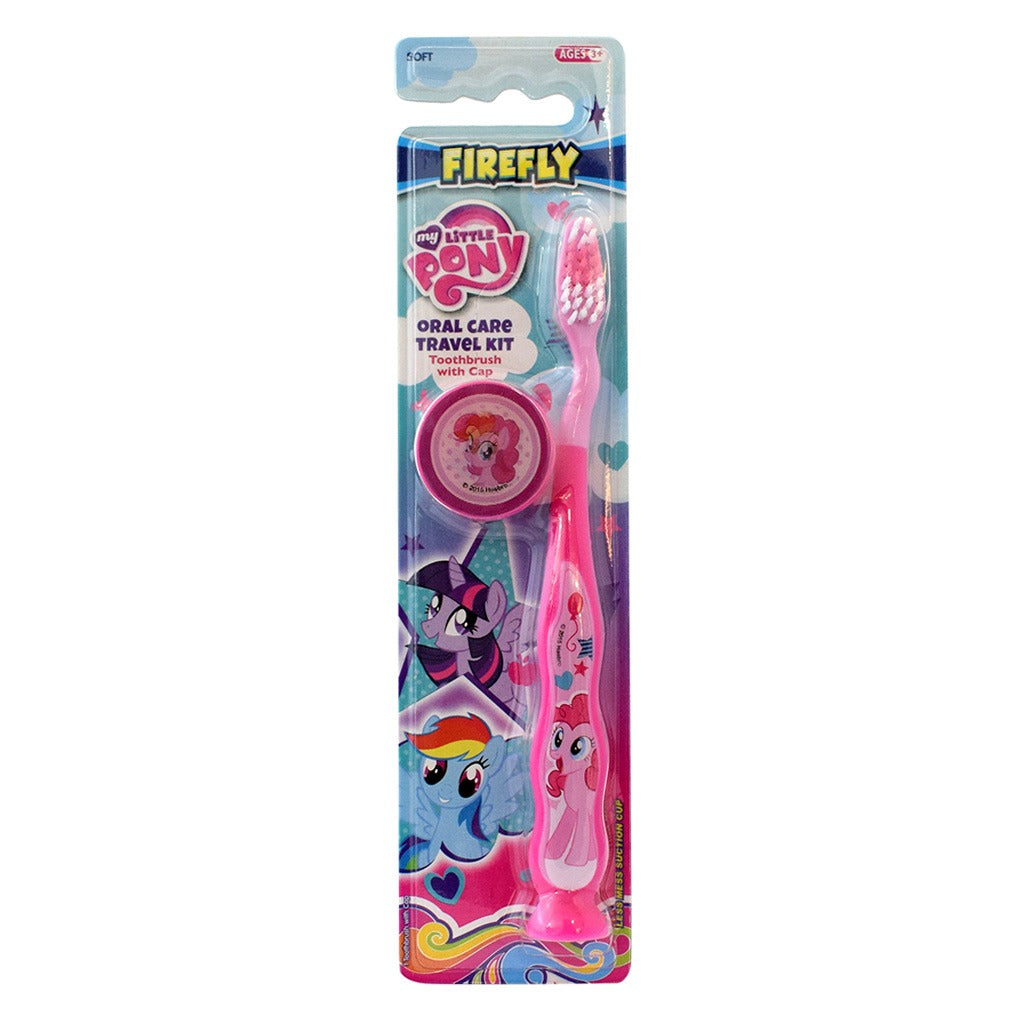 Firefly My Little Pony Oral Care Travel Kit Toothbrush With Cap For 3+ Year Kids, Pack of 1's - Easy Pharmacy LLC