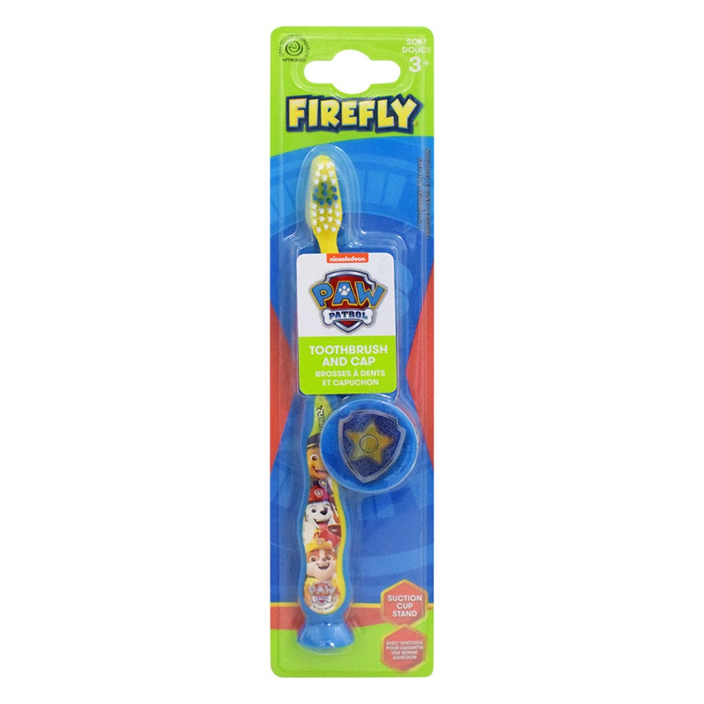 Firefly Paw Patrol Toothbrush & Cap For 3+ Year Kids, Pack of 1's - Easy Pharmacy LLC