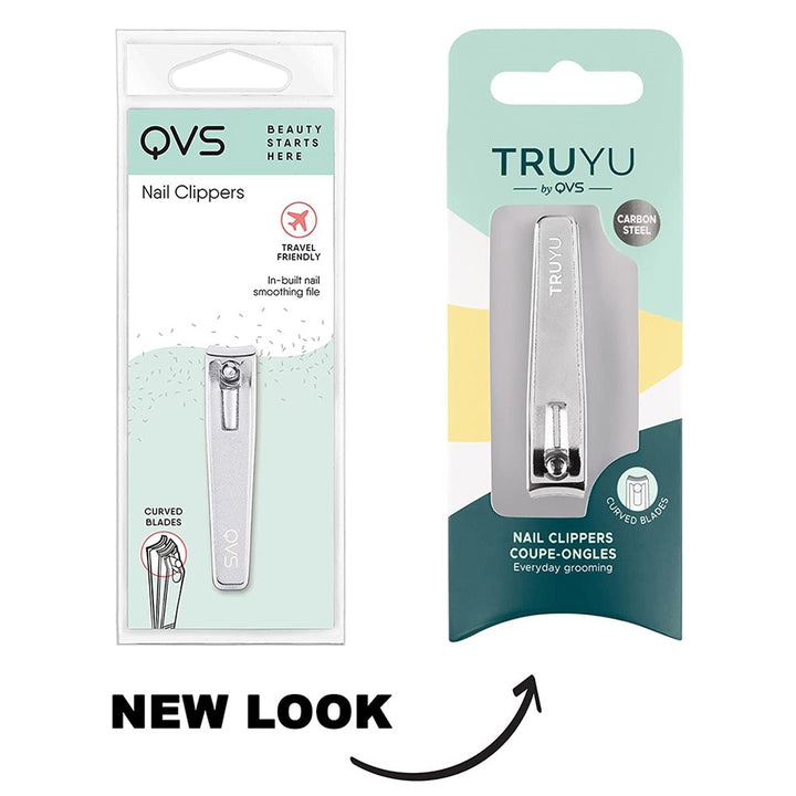 QVS Truyu Nail Clipper With Built-In Laser File, Pack of 1's - Easy Pharmacy LLC