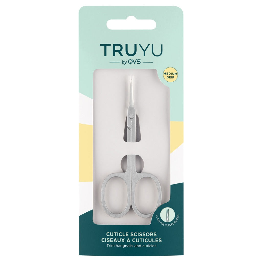 QVS Truyu Metro Medium Grip Cuticle Scissor, Pack of 1's - Easy Pharmacy LLC