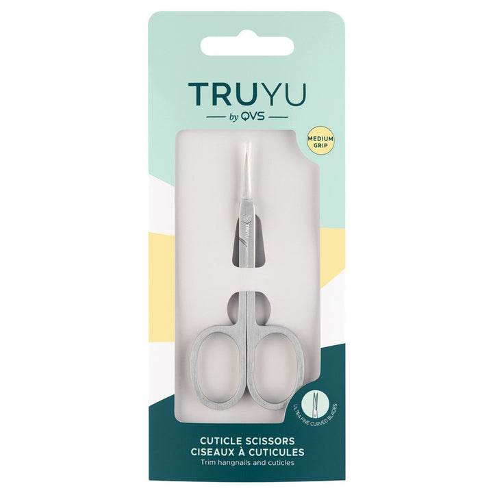 QVS Truyu Metro Medium Grip Cuticle Scissor, Pack of 1's - Easy Pharmacy LLC