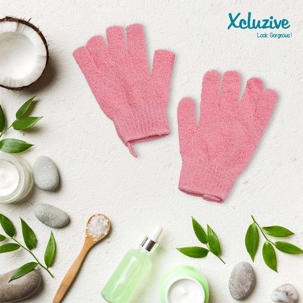 Xcluzive Exfoliating Gloves, Assorted - Pack of 1 Pair - Easy Pharmacy LLC