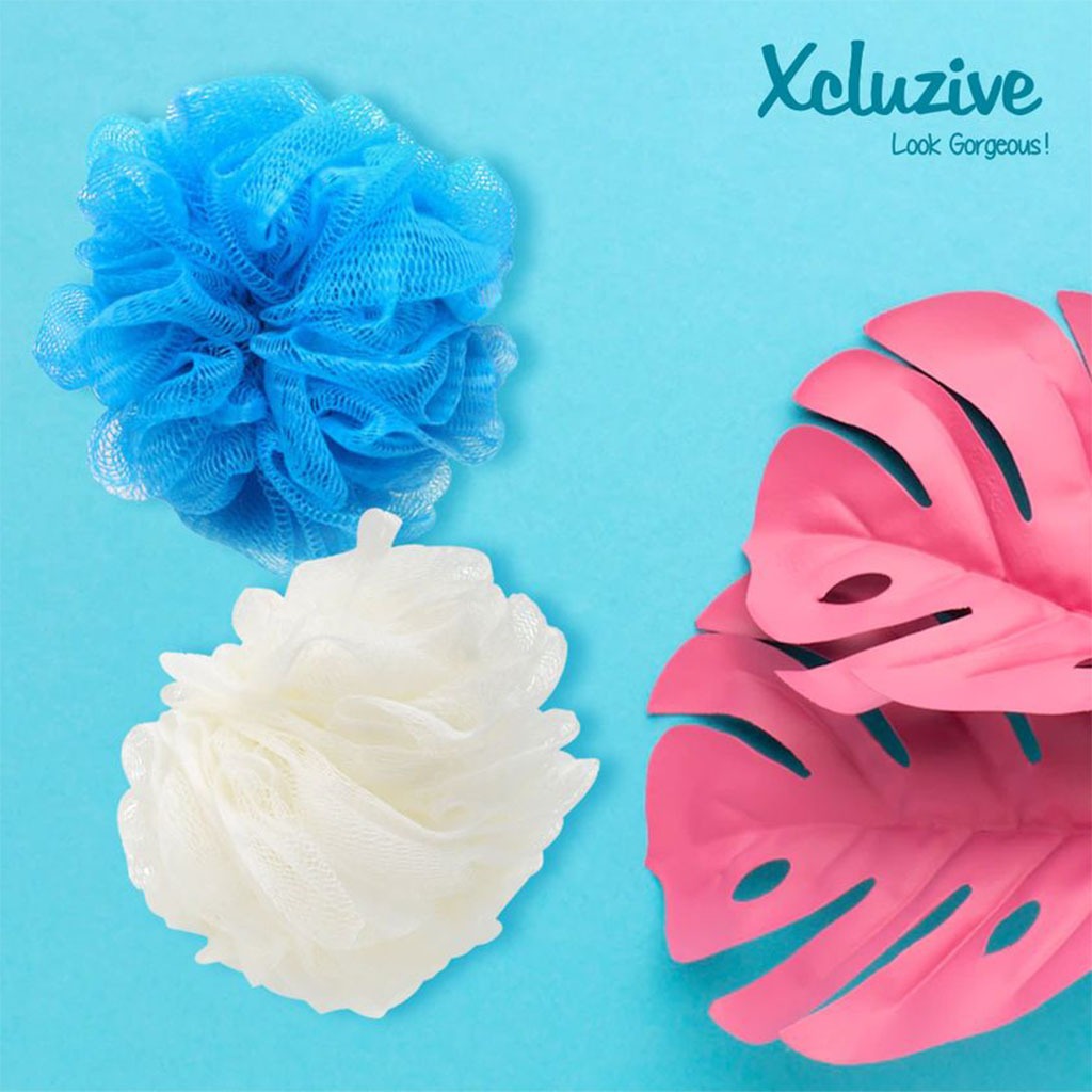 Xcluzive Skin Exfoliating Bath & Shower Sponges, Pack of 2 Pieces - Easy Pharmacy LLC