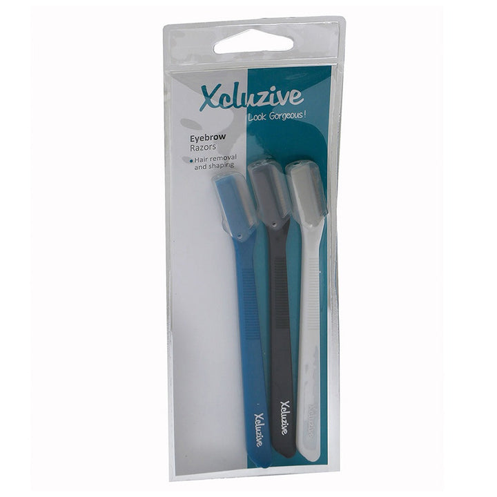 Xcluzive Eyebrow Razors, Pack of 3 Pieces - Easy Pharmacy LLC