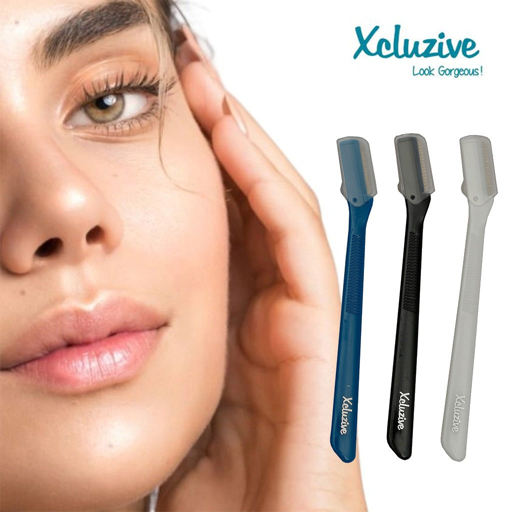 Xcluzive Eyebrow Razors, Pack of 3 Pieces - Easy Pharmacy LLC