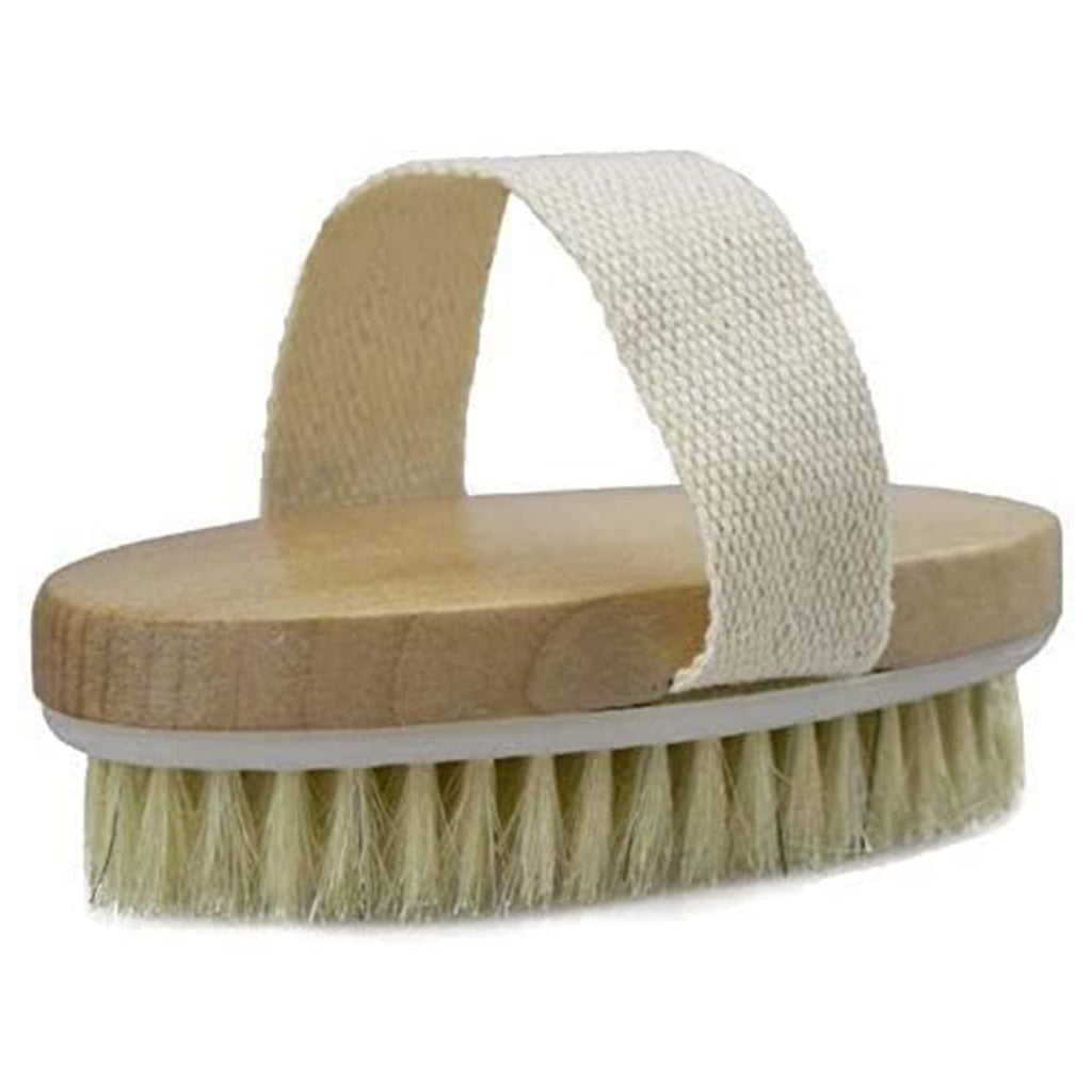 Xcluzive Wooden Bath Brush With Natural Bristles, Pack of 1's - Easy Pharmacy LLC