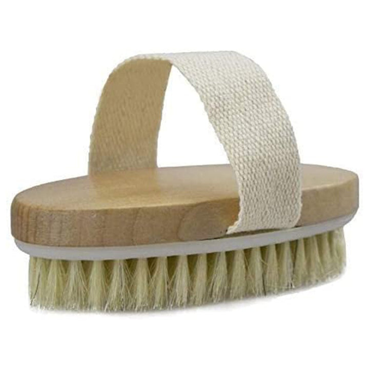 Xcluzive Wooden Bath Brush With Natural Bristles, Pack of 1's - Easy Pharmacy LLC