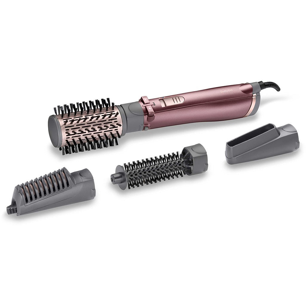 Babyliss 4-in-1 1000W Rotating Hair Straightener Brush with Pouch, Pack of 5's - Easy Pharmacy LLC