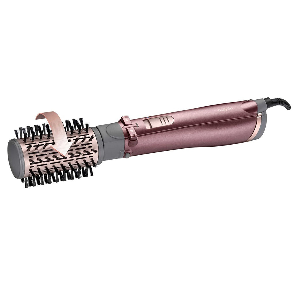 Babyliss 4-in-1 1000W Rotating Hair Straightener Brush with Pouch, Pack of 5's - Easy Pharmacy LLC