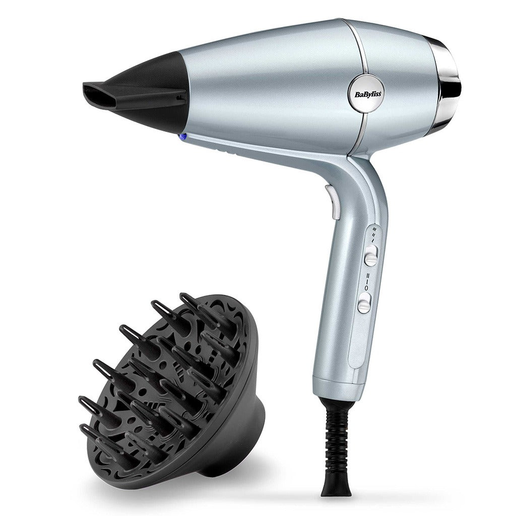 Babyliss Superior Smoothness Radiant Shine 2100W Hydro - Fusion Hair Dryer - Blue - Easy Pharmacy LLC
