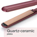Babyliss Sleek Finish Easy Glide Berry Crush 230 Hair Straightener With 24MM Wide Ceramic Heating Plate