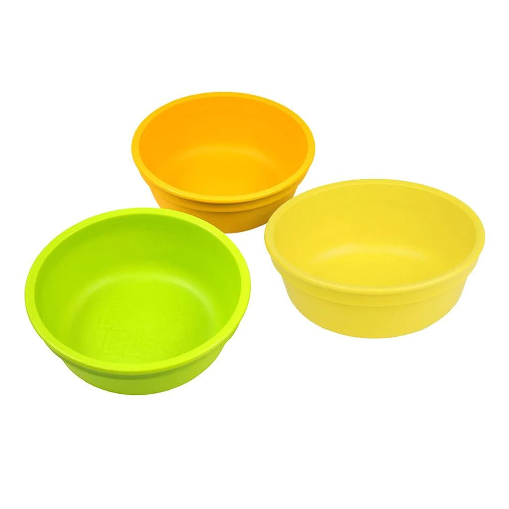 Re Play 12 oz. Stackable Feeding Bowl Set, Orange, Yellow, Lime Green, Pack of 3's - Easy Pharmacy LLC