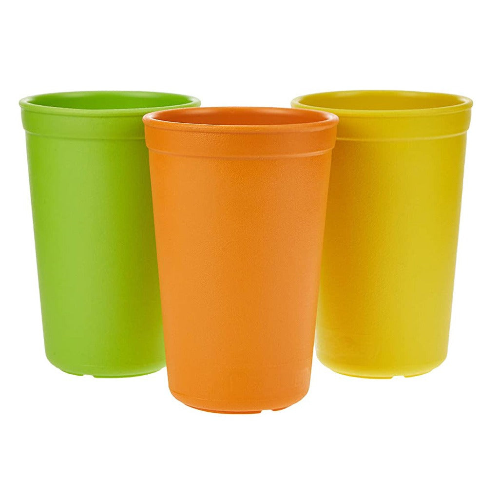 Re Play Drinking Cups for Baby & Toddler 10oz.,Orange, Yellow, Lime Green, Pack of 3's - Easy Pharmacy LLC