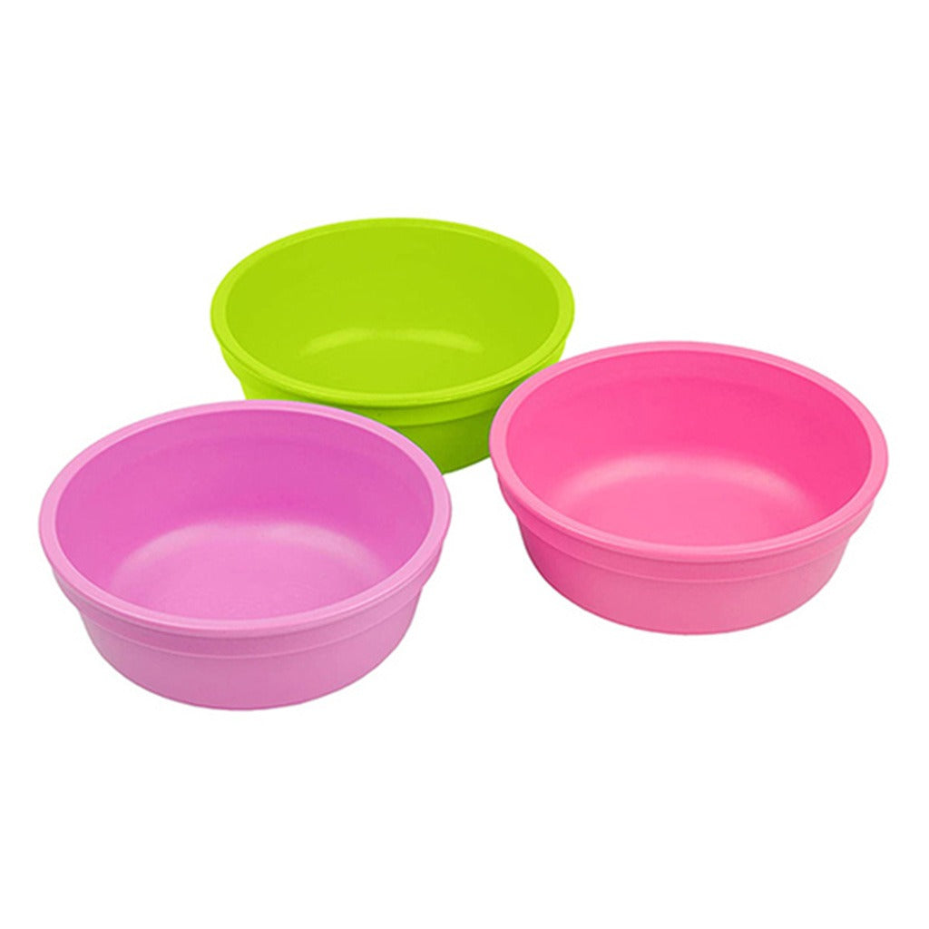 Re Play Stackable Feeding Bowl Set, Butterfly/Purple Combo 12 oz, Pack of 3's - Easy Pharmacy LLC