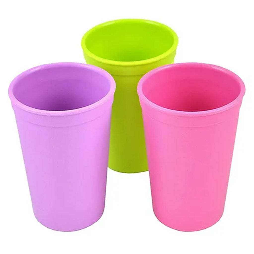 Re Play Drinking Cups for Baby & Toddler 10oz, Butterfly/Purple Combo, Pack of 3's - Easy Pharmacy LLC